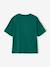 Printed boy's t-shirt English green+red 