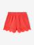 Cotton Gauze Shorts for Girls red 