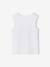Printed 'California' Tank Top dusky pink+ecru 