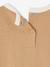 Boys' organic cotton T-shirt pecan nut 