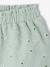 English embroidery short for baby girls sage green 