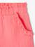 Girls' short with a cotton gauze waist beige+pale blue+rose+sage green 