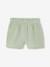 Girls' short with a cotton gauze waist beige+pale blue+rose+sage green 