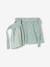 Printed Skort for Girls aqua green+ecru 