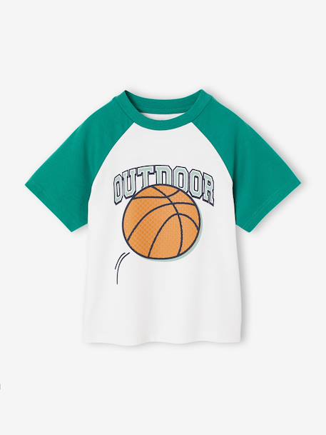 Raglan sleeve t-shirt for boys green 