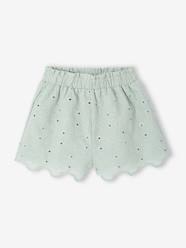 Baby-English embroidery short for baby girls