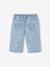 Wide-leg jeans with small embroidered hearts denim grey+double stone+stone 