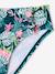 Floral Print Bikini pale pink+printed green 