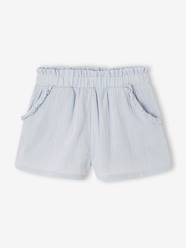 Girls-Girls' short with a cotton gauze waist
