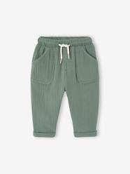 Cotton Gauze Trousers for Babies