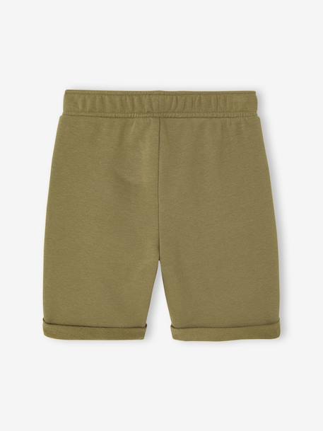 Boys' Fleece Bermuda Shorts chambray blue+Dark Blue+khaki+pecan nut 