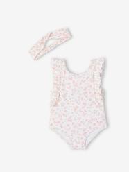 -Baby swimsuit and band for head accessories for hair set 