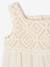 Crochet playsuit for baby girls vanilla 