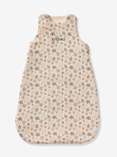 Customisable cotton muslin summer baby sleeping bag BAYOU multicoloured 
