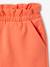 Pack of 2 Pairs of Shorts for Girls aqua green+navy blue+tangerine 