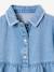 Girl's denim dress double stone 