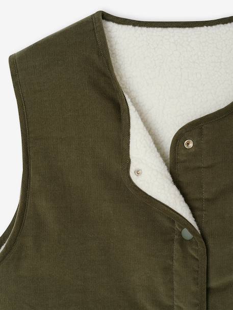 Reversible Waistcoat for Women, Family Capsule Collection ecru 
