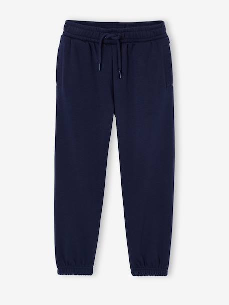 Basics Joggers with Drawstring for Girls navy blue+old rose 