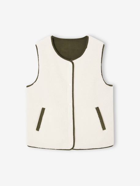 Men's reversible cardigan from the family capsule collection ecru 