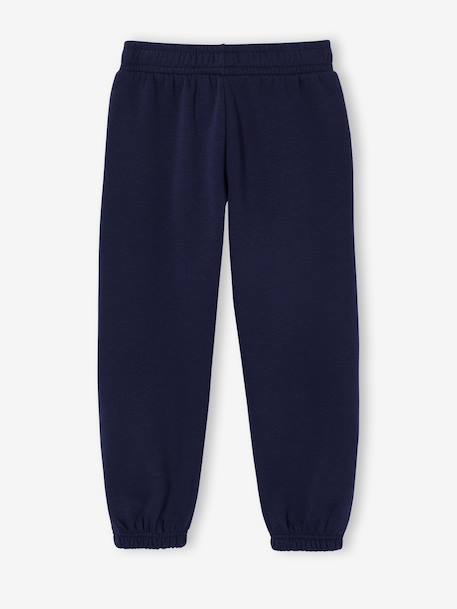 Basics Joggers with Drawstring for Girls navy blue+old rose 