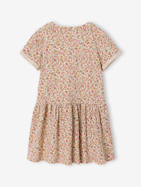 Printed Dress for Girls grey green+multicoloured+nude pink+printed beige+printed green 