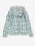 Girl's zipped sportswear sweatshirt ecru 