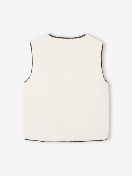 Reversible Waistcoat for Women, Family Capsule Collection ecru 