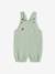 Cotton Gauze Dungarees, Lined, for Newborn Babies aqua green+beige+bleached denim 