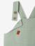 Cotton Gauze Dungarees, Lined, for Newborn Babies aqua green+beige+bleached denim 