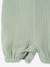 Cotton Gauze Dungarees, Lined, for Newborn Babies aqua green+beige+bleached denim 
