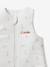 Sleeveless Sleeping Bag with Central Opening in Organic Cotton for Babies, LAPIN AOP printed white 