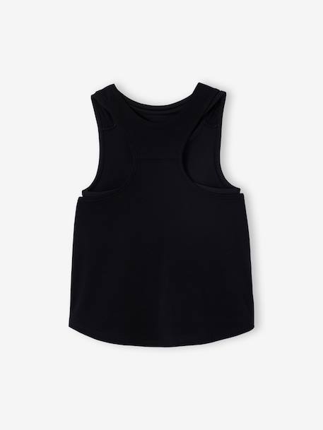 Tank Top & Sport Bra Set for Girls anthracite 