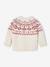 Baby Christmas jacquard jumper family capsule ecru 
