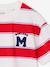 Striped boy's t-shirt striped red 