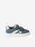 Leather Trainers with Hook-and-Loop Fasteners for Boys, Designed for Autonomy denim blue+navy blue+set blue+set green 