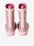 Printed Natural Rubber Wellies for Children, Designed for Autonomy printed blue+set pink 