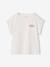 Sportswear T-Shirt for Girls ecru+sage green 