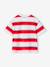 Striped boy's t-shirt striped red 
