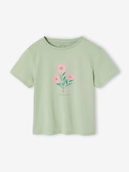 Girls-Girls' printed short-sleeved t-shirt 