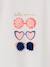 Animal print T-shirt for girls apricot+ecru+grey blue 