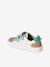 Leather Trainers with Hook-and-Loop Fasteners for Boys, Designed for Autonomy denim blue+navy blue+set blue+set green 