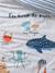 Duvet Cover & Pillowcase Set, SEASIDE printed white 