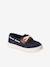 Boat Shoes with Hook-&-Loop Fasteners for Boys navy blue 