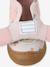 Fabric Indoor Shoes in Printed Fabric, with Hook-&-Loop Strap, for Babies chambray blue+printed pink+printed white 