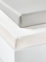 Bedding & Decor-Child's Bedding-Fitted Sheets-Pack of 2 Fitted Sheets in Recycled Cotton for Children