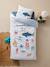 Duvet Cover & Pillowcase Set, SEASIDE printed white 