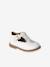 Leather Mary Janes for Babies, Designed for First Steps rosy+white 