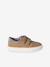 Leather Derby Shoes with Hook-&-Loop Straps for Boys 6529+beige+navy blue 