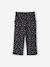 Cropped Cotton Gauze Trousers with Floral Print, for Girls anthracite+BLUE MEDIUM ALL OVER PRINTED+coral 
