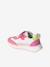 Elasticated Synthetic Trainers for Children set beige+set pink 